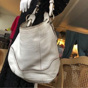 Leather Genuine High Quality White Soft Supple Italy Purse Buckles Zipper